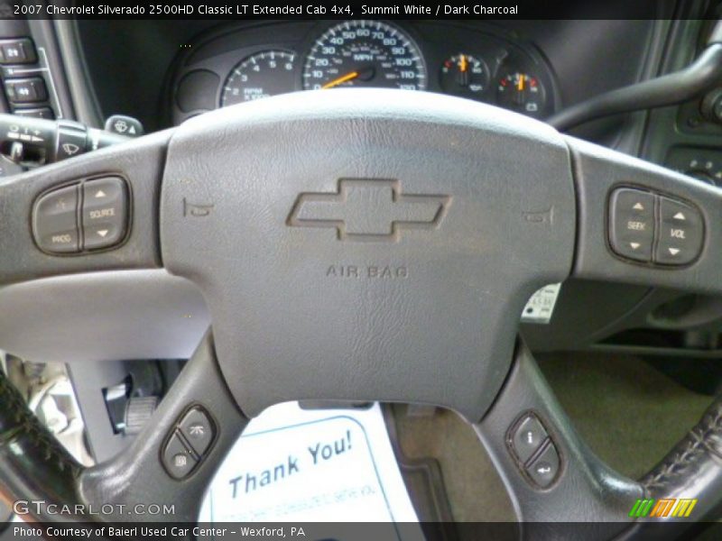 Summit White / Dark Charcoal 2007 Chevrolet Silverado 2500HD Classic LT Extended Cab 4x4