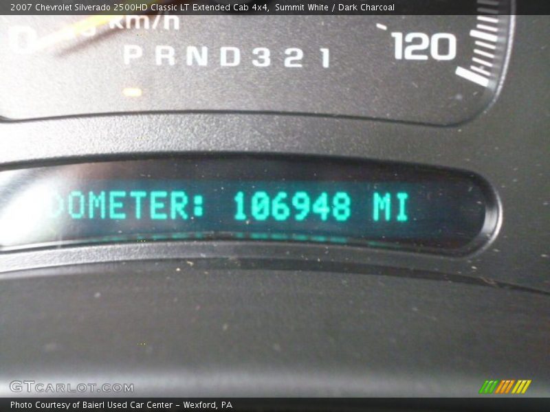 Summit White / Dark Charcoal 2007 Chevrolet Silverado 2500HD Classic LT Extended Cab 4x4