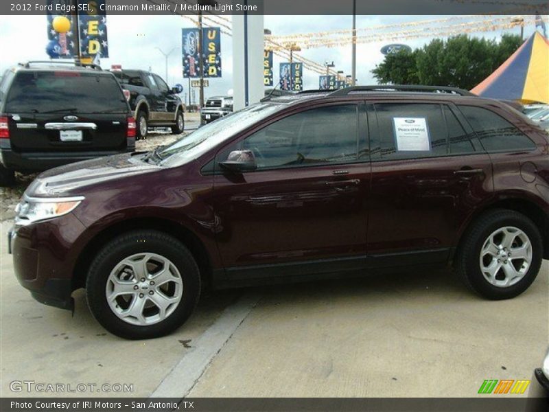 Cinnamon Metallic / Medium Light Stone 2012 Ford Edge SEL