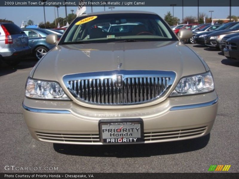 Light French Silk Metallic / Light Camel 2009 Lincoln Town Car Signature Limited