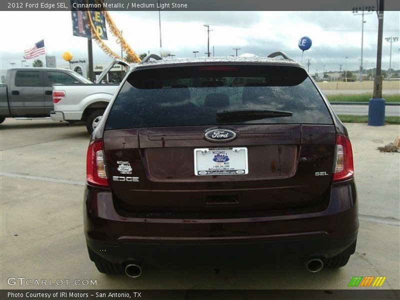 Cinnamon Metallic / Medium Light Stone 2012 Ford Edge SEL