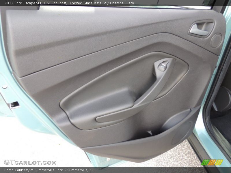 Frosted Glass Metallic / Charcoal Black 2013 Ford Escape SEL 1.6L EcoBoost
