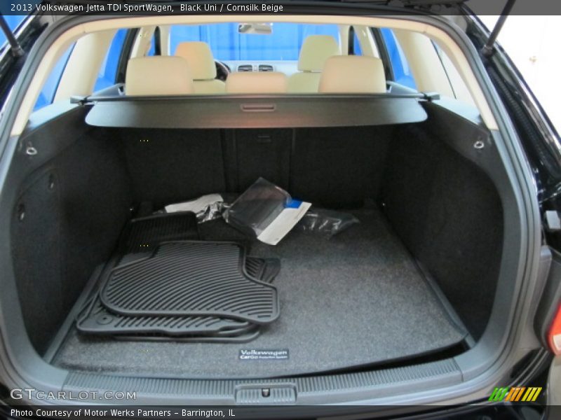 Black Uni / Cornsilk Beige 2013 Volkswagen Jetta TDI SportWagen