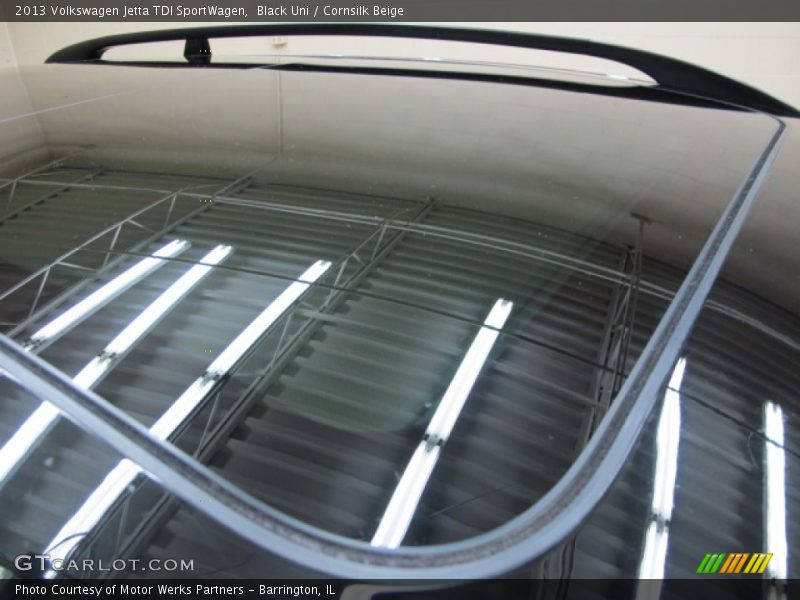 Black Uni / Cornsilk Beige 2013 Volkswagen Jetta TDI SportWagen