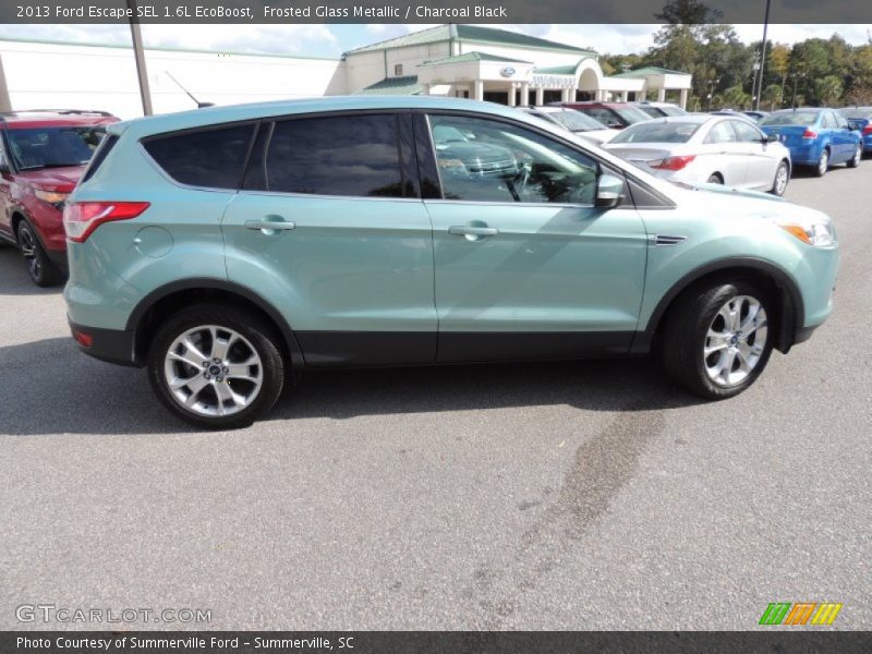 Frosted Glass Metallic / Charcoal Black 2013 Ford Escape SEL 1.6L EcoBoost