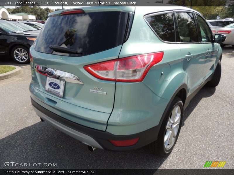 Frosted Glass Metallic / Charcoal Black 2013 Ford Escape SEL 1.6L EcoBoost
