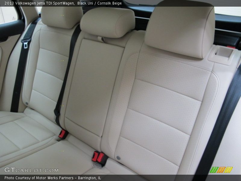 Black Uni / Cornsilk Beige 2013 Volkswagen Jetta TDI SportWagen