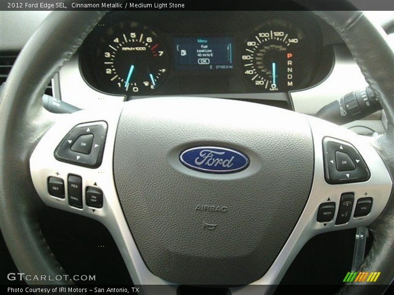 Cinnamon Metallic / Medium Light Stone 2012 Ford Edge SEL