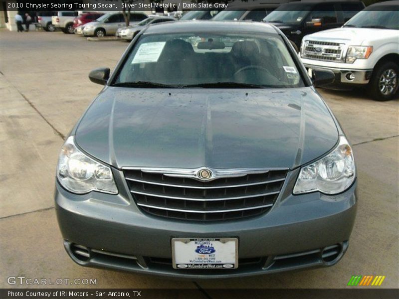Silver Steel Metallic / Dark Slate Gray 2010 Chrysler Sebring Touring Sedan