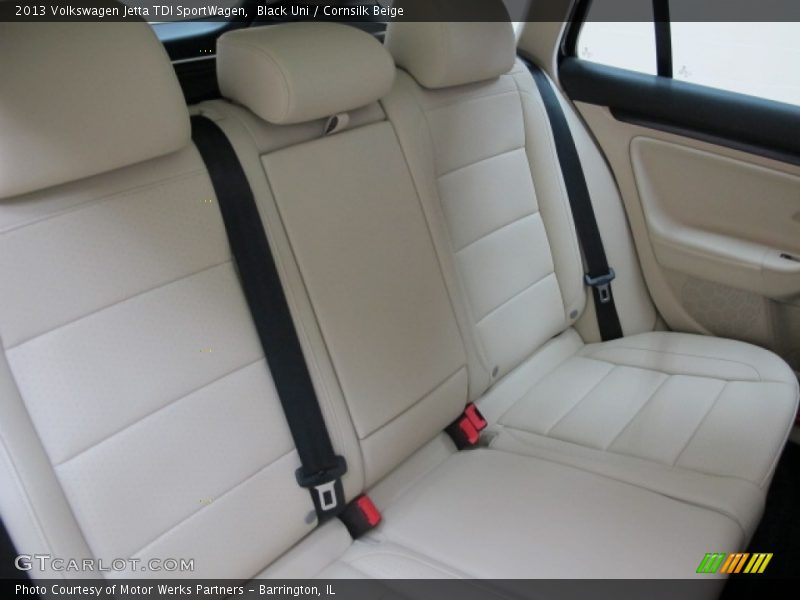 Black Uni / Cornsilk Beige 2013 Volkswagen Jetta TDI SportWagen