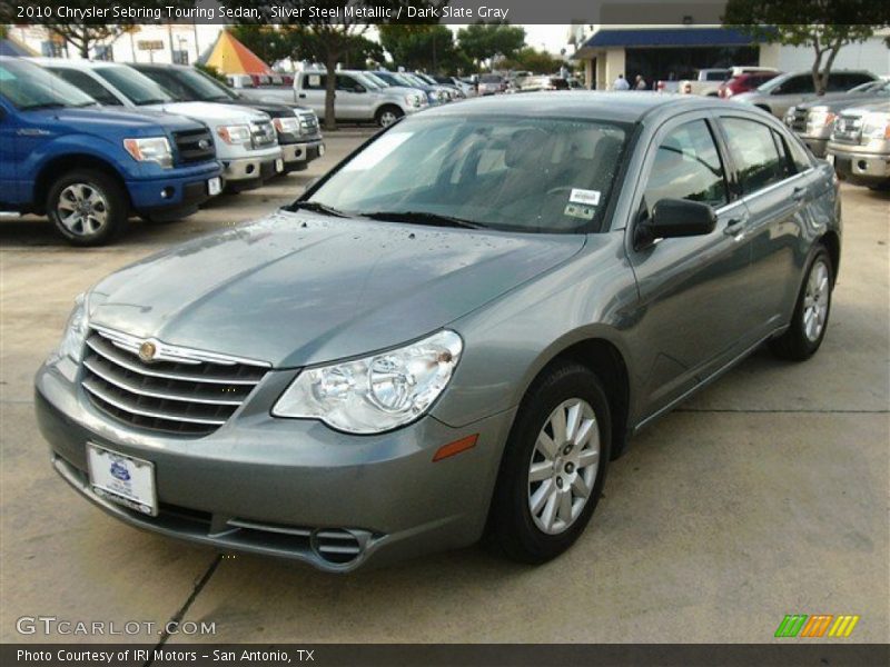 Silver Steel Metallic / Dark Slate Gray 2010 Chrysler Sebring Touring Sedan