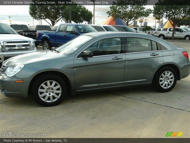 Silver Steel Metallic / Dark Slate Gray 2010 Chrysler Sebring Touring Sedan