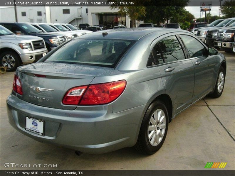 Silver Steel Metallic / Dark Slate Gray 2010 Chrysler Sebring Touring Sedan
