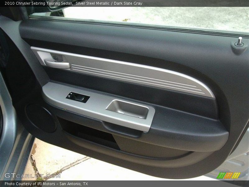 Silver Steel Metallic / Dark Slate Gray 2010 Chrysler Sebring Touring Sedan