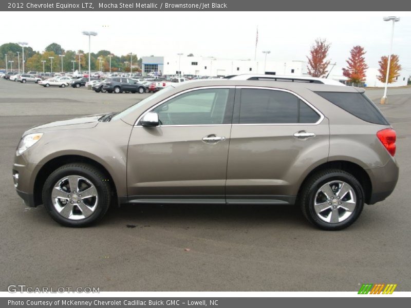 Mocha Steel Metallic / Brownstone/Jet Black 2012 Chevrolet Equinox LTZ
