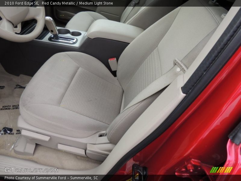 Red Candy Metallic / Medium Light Stone 2010 Ford Edge SE