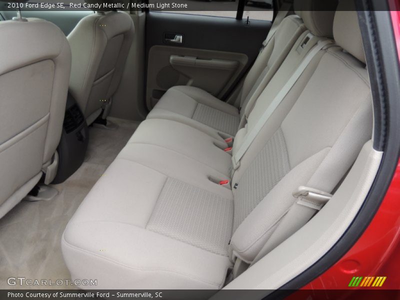 Red Candy Metallic / Medium Light Stone 2010 Ford Edge SE