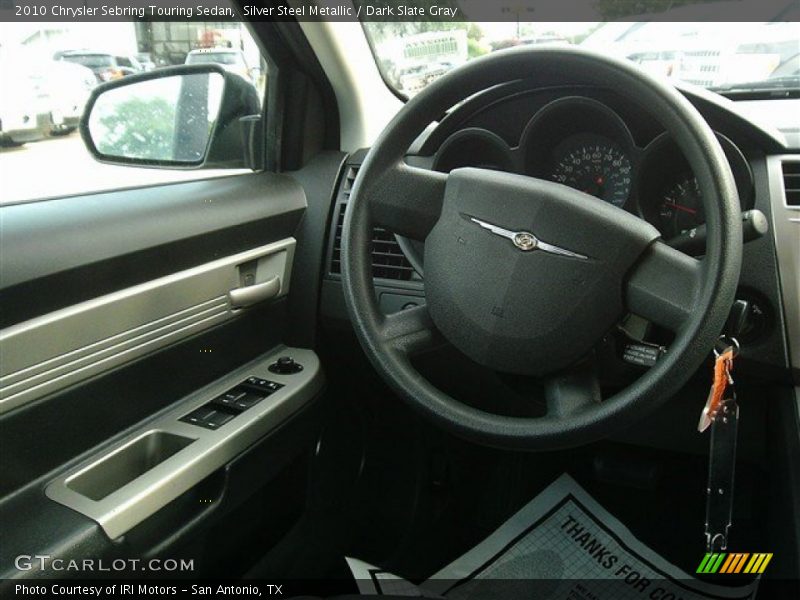 Silver Steel Metallic / Dark Slate Gray 2010 Chrysler Sebring Touring Sedan