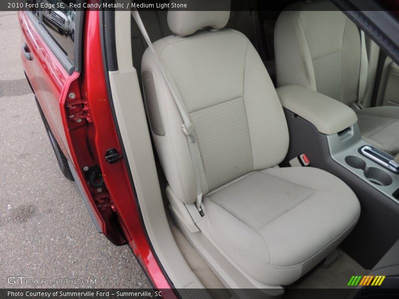 Red Candy Metallic / Medium Light Stone 2010 Ford Edge SE