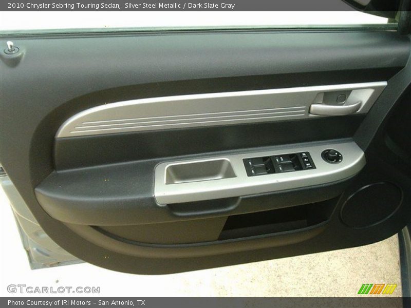Silver Steel Metallic / Dark Slate Gray 2010 Chrysler Sebring Touring Sedan