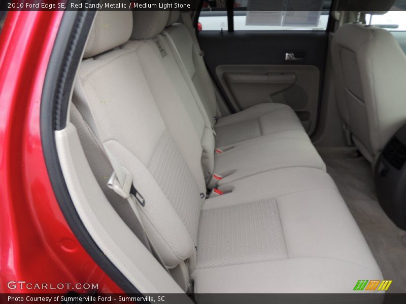 Red Candy Metallic / Medium Light Stone 2010 Ford Edge SE