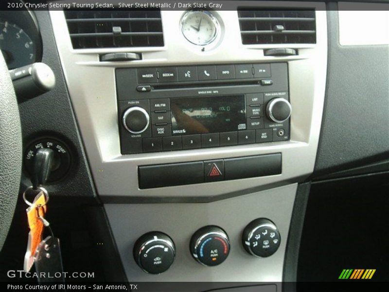 Silver Steel Metallic / Dark Slate Gray 2010 Chrysler Sebring Touring Sedan