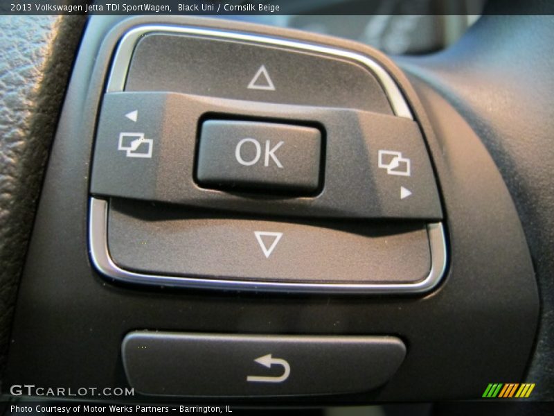 Black Uni / Cornsilk Beige 2013 Volkswagen Jetta TDI SportWagen