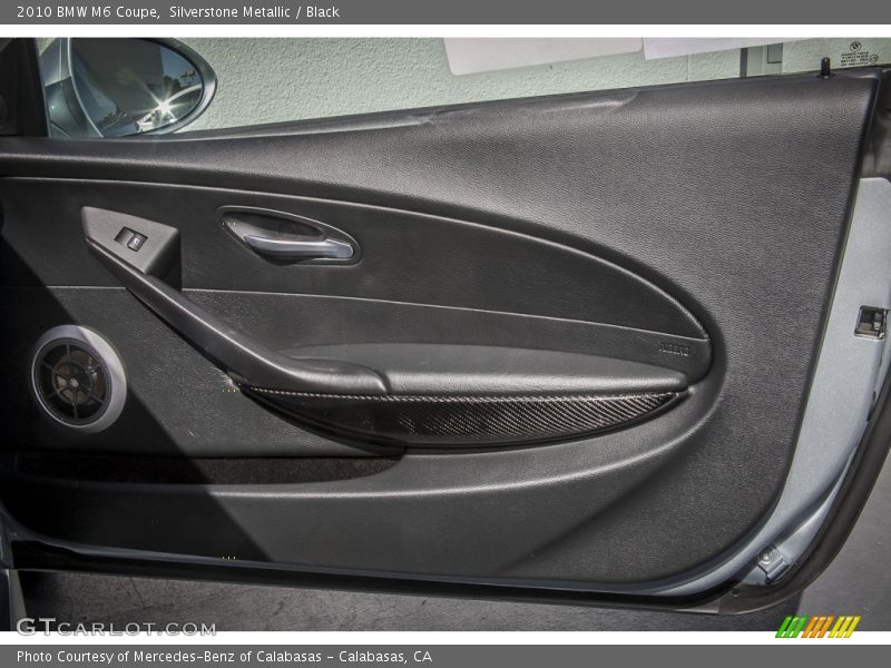 Silverstone Metallic / Black 2010 BMW M6 Coupe