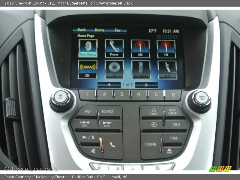 Mocha Steel Metallic / Brownstone/Jet Black 2012 Chevrolet Equinox LTZ