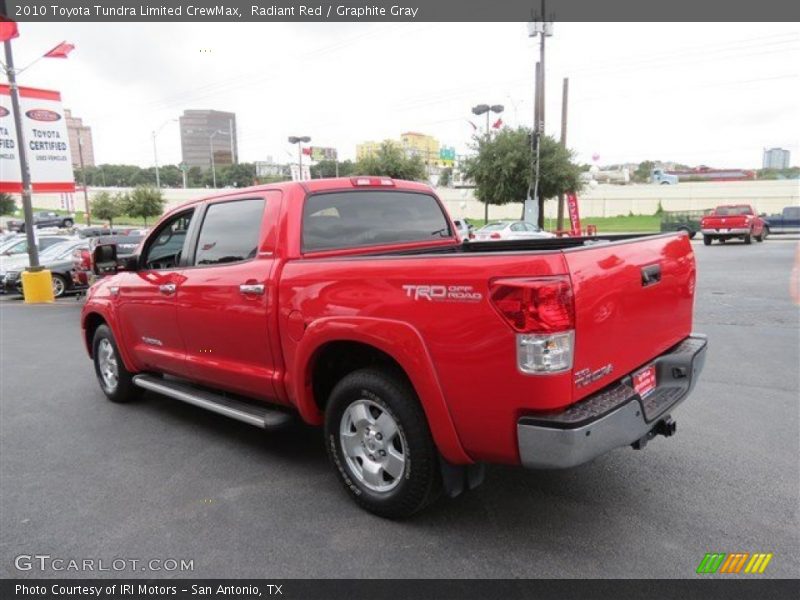 Radiant Red / Graphite Gray 2010 Toyota Tundra Limited CrewMax