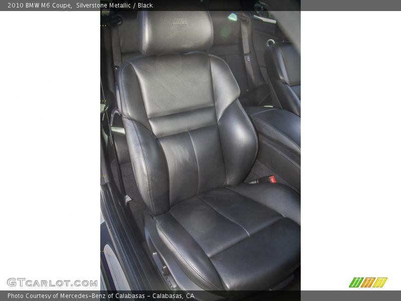 Silverstone Metallic / Black 2010 BMW M6 Coupe