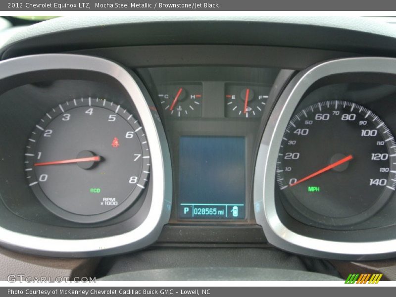 Mocha Steel Metallic / Brownstone/Jet Black 2012 Chevrolet Equinox LTZ