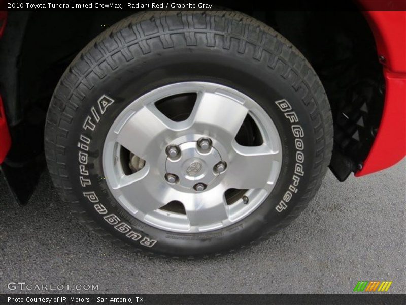 Radiant Red / Graphite Gray 2010 Toyota Tundra Limited CrewMax