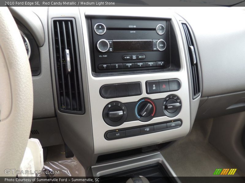 Red Candy Metallic / Medium Light Stone 2010 Ford Edge SE
