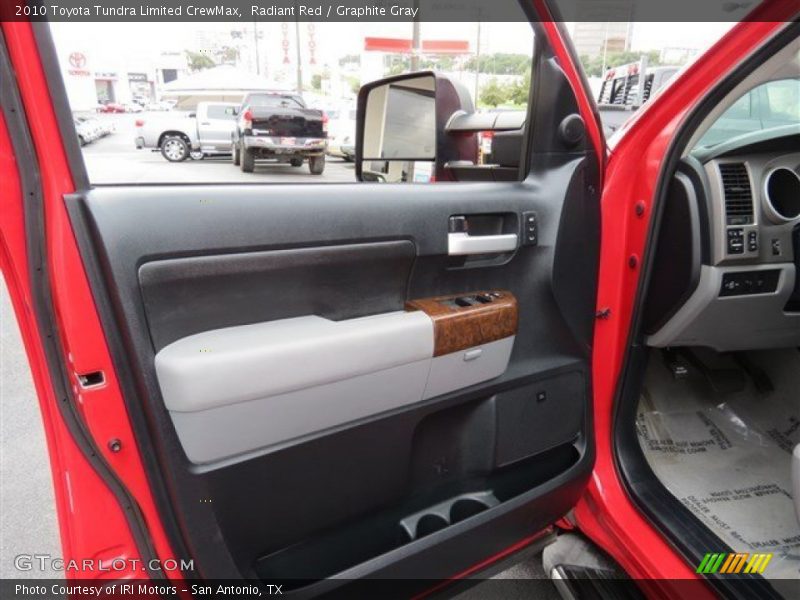 Radiant Red / Graphite Gray 2010 Toyota Tundra Limited CrewMax