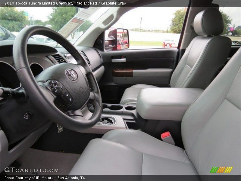 Radiant Red / Graphite Gray 2010 Toyota Tundra Limited CrewMax