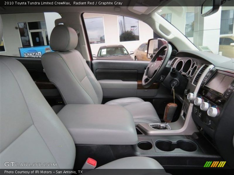 Radiant Red / Graphite Gray 2010 Toyota Tundra Limited CrewMax