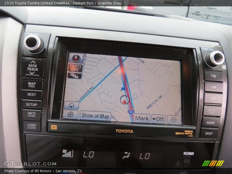 Radiant Red / Graphite Gray 2010 Toyota Tundra Limited CrewMax