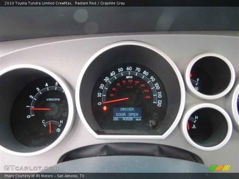 Radiant Red / Graphite Gray 2010 Toyota Tundra Limited CrewMax