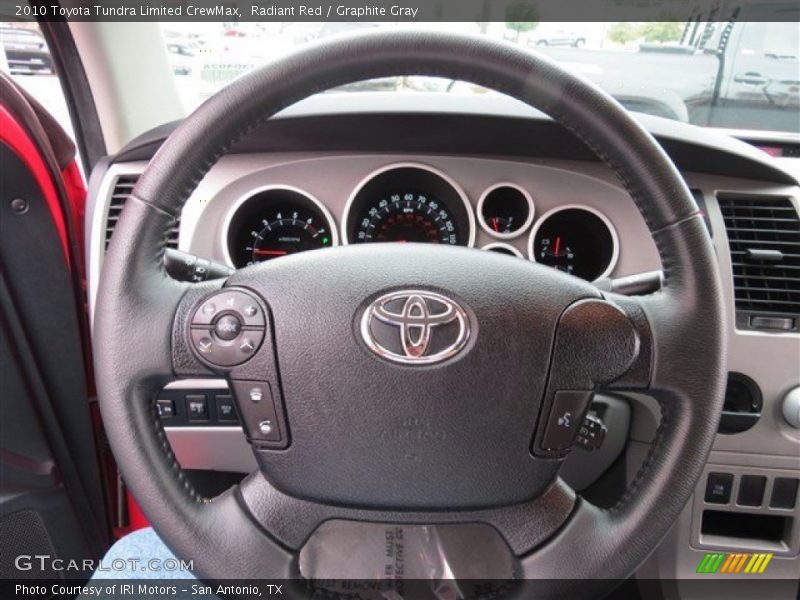 Radiant Red / Graphite Gray 2010 Toyota Tundra Limited CrewMax
