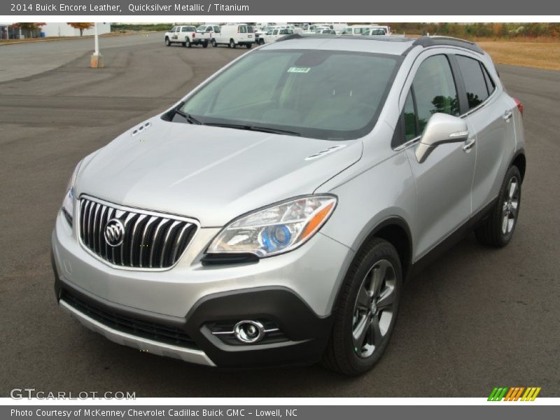 Quicksilver Metallic / Titanium 2014 Buick Encore Leather