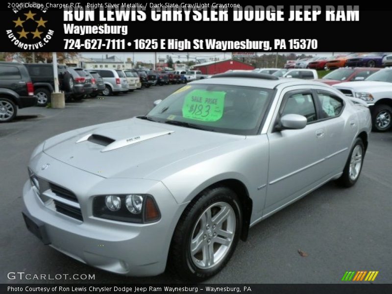 Bright Silver Metallic / Dark Slate Gray/Light Graystone 2006 Dodge Charger R/T