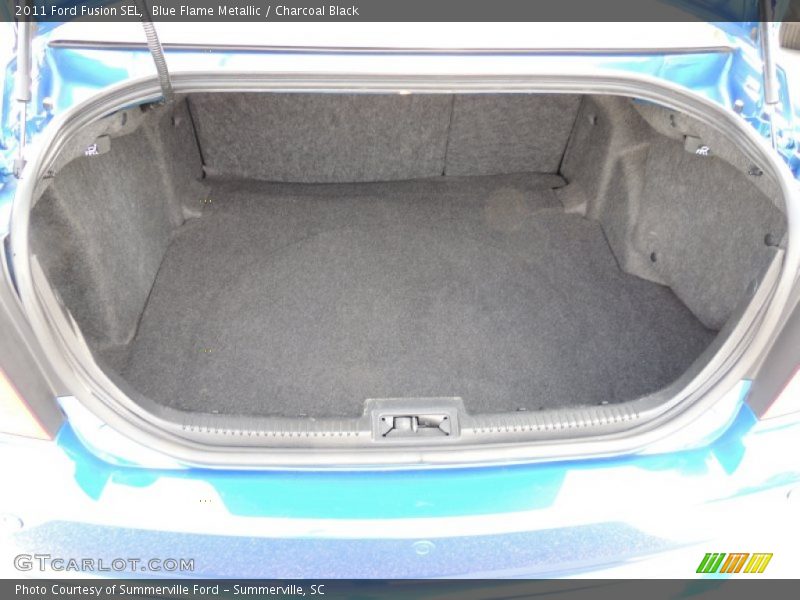 Blue Flame Metallic / Charcoal Black 2011 Ford Fusion SEL