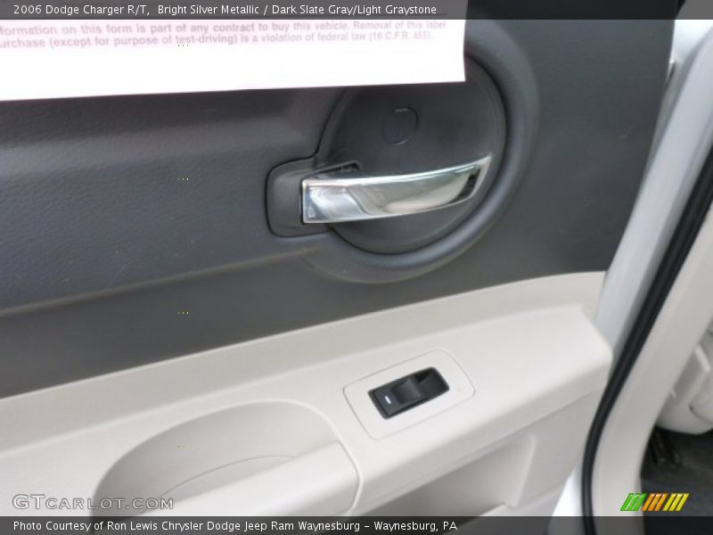 Bright Silver Metallic / Dark Slate Gray/Light Graystone 2006 Dodge Charger R/T