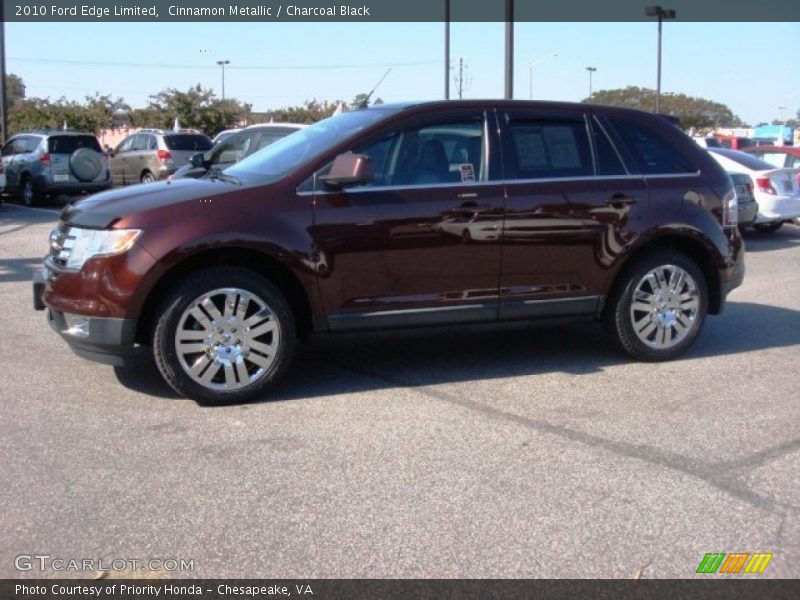 Cinnamon Metallic / Charcoal Black 2010 Ford Edge Limited