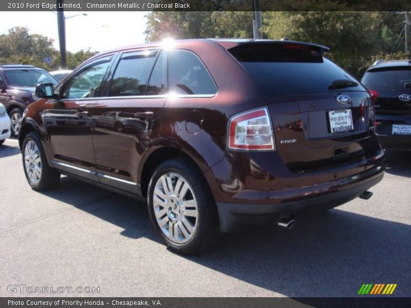 Cinnamon Metallic / Charcoal Black 2010 Ford Edge Limited