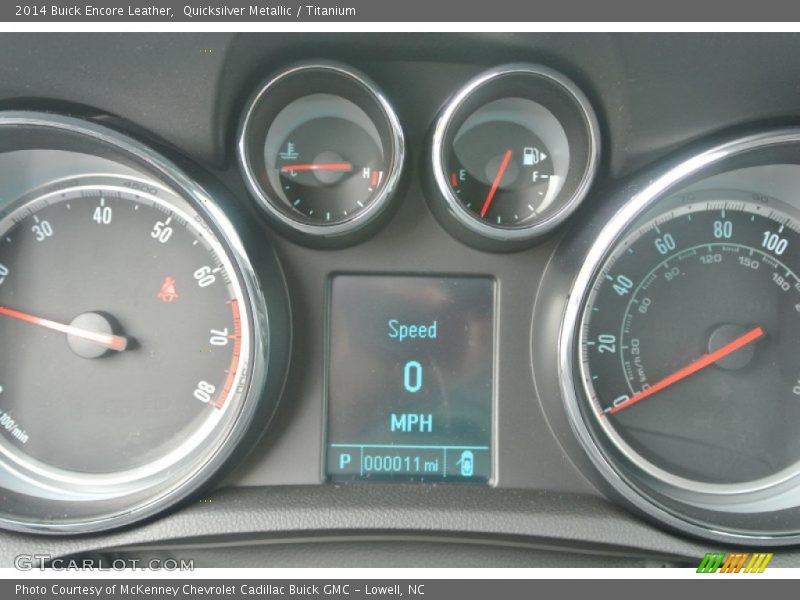 Quicksilver Metallic / Titanium 2014 Buick Encore Leather