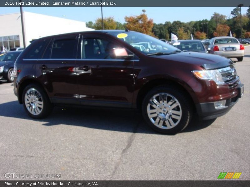 Cinnamon Metallic / Charcoal Black 2010 Ford Edge Limited