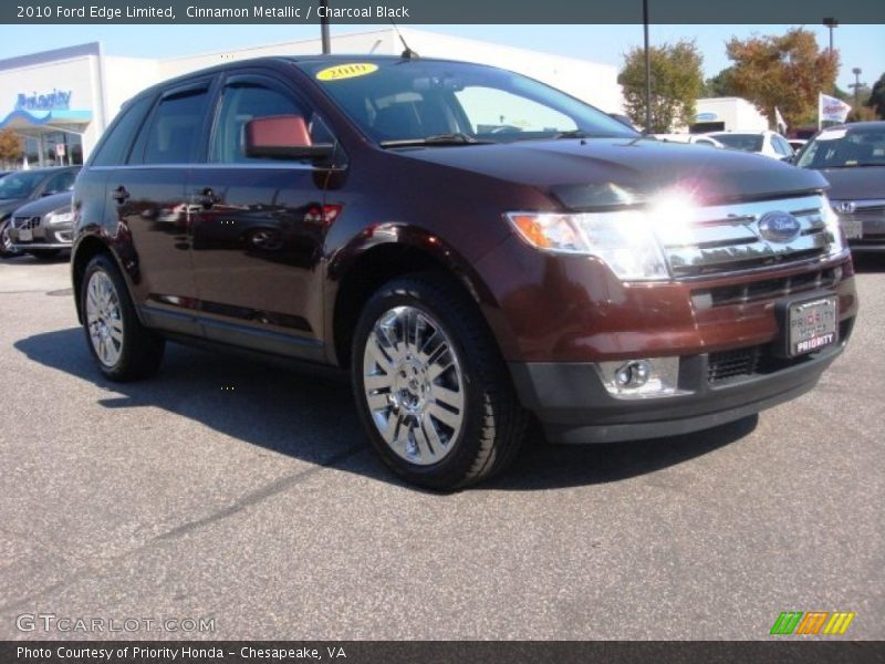 Cinnamon Metallic / Charcoal Black 2010 Ford Edge Limited