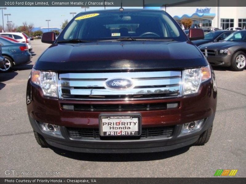 Cinnamon Metallic / Charcoal Black 2010 Ford Edge Limited